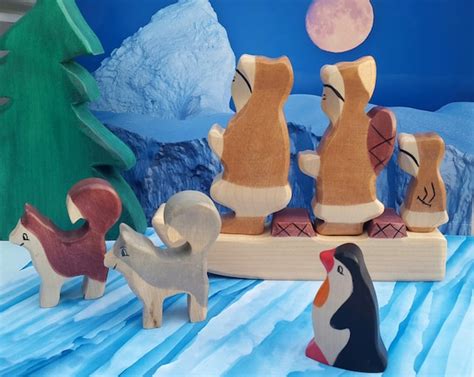 Wooden Toys Wooden Animal Toys Set Baby Toys Play Set | Etsy