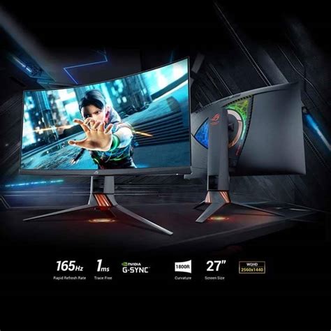 Buy Asus 27" WQHD TN Curved Nvidia Gaming Monitors PG27VQ at Lowest ...