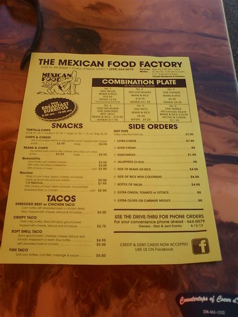 Mountain Man George Reviews: The Mexican Food Factory