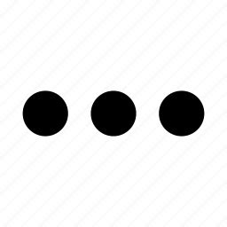 Dots, ellipsis, three dots, more icon - Download on Iconfinder