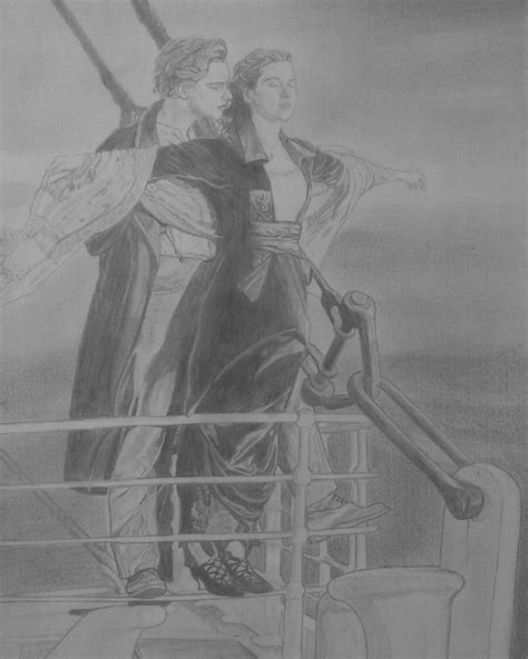 Titanic Jack And Rose Drawing