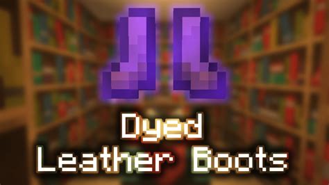 Enchanted Dyed Leather Boots - Wiki Guide - 9Minecraft.Net