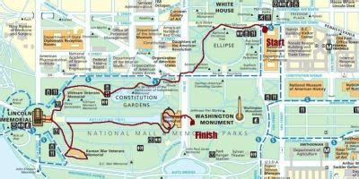 Washington dc walking tour map - Dc walking tour map (District of ...