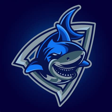 Premium Vector | Shark esport gaming logo