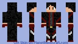 Red and Black Hoodie Guy Minecraft Skin