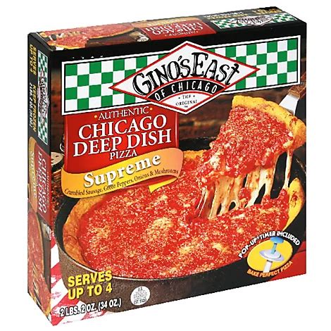 Ginos East of Chicago Pizza Chicago Deep Dish Supreme Frozen - 32 Oz - Pavilions