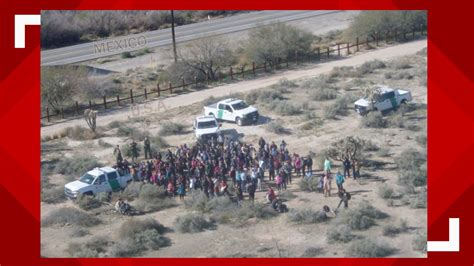 325 Central Americans surrendered to border patrol agents near ...