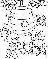 Free & Easy To Print Bee Coloring Pages  Tulamama sketch template
