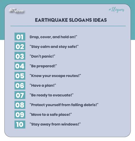 111+ Creative Earthquake Slogans Taglines & Samples - Tiplance