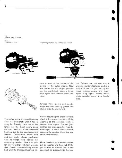 Stihl 08s Chainsaw Service Repair Workshop Manual SN4819800