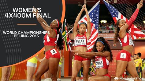 Women's 4x400m Relay Final | World Athletics Championships Beijing 2015 – Track & Field Winners