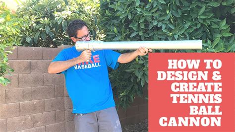 HOW TO DESIGN & CREATE TENNIS BALL CANNON - YouTube