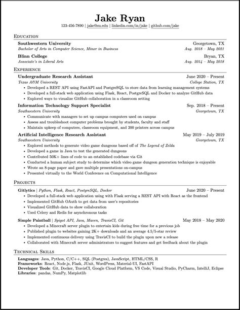 Overleaf Cv Template : 55 Printable Medical Cv Template Forms Fillable ...