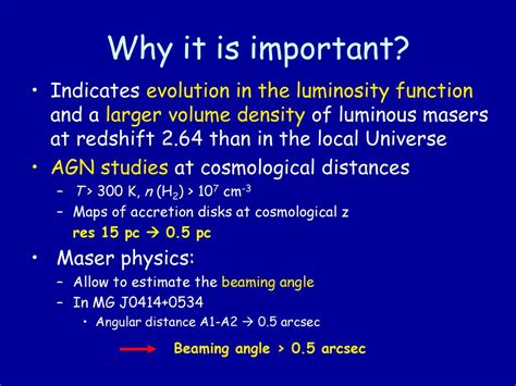 High-z water maser: V. Impellizzeri (NRAO, Charlottesville) - ppt download