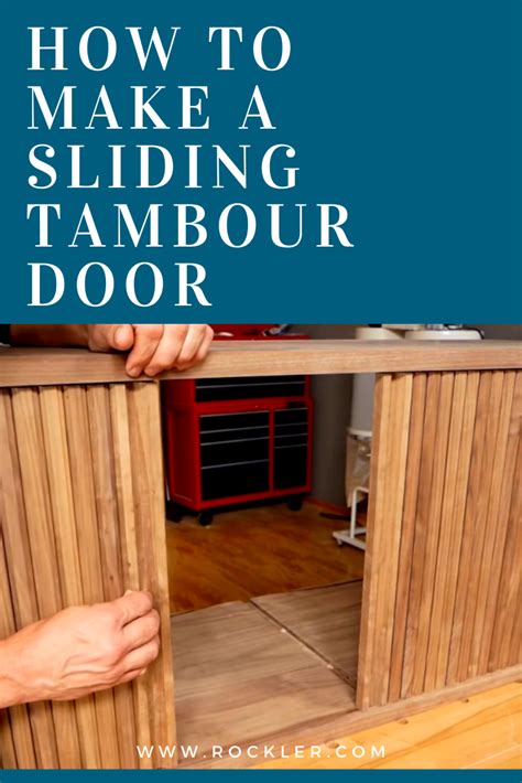 Video: How to Make A Sliding Tambour Door | Woodworking plans, Woodworking projects diy, Tambour