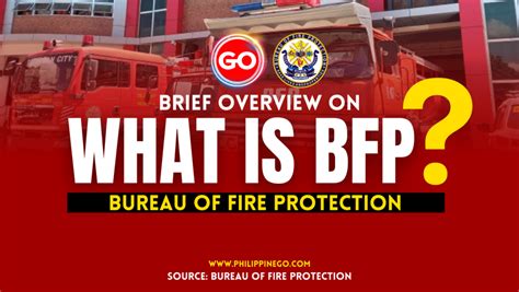 What is BFP? A Comprehensive Overview to the Bureau of Fire Protection ...