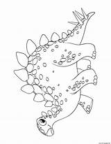 Stegosaurus Coloring Page For Kids sketch template