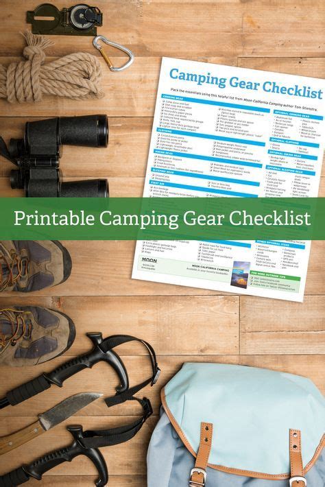 Printable Camping Checklist | Camping checklist, Camping gear checklist ...