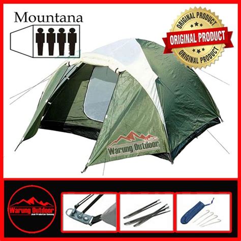 Jual tenda gunung - tenda kemping - tenda outdoor - mountana 4-5p di Lapak Warung Outdoor ...