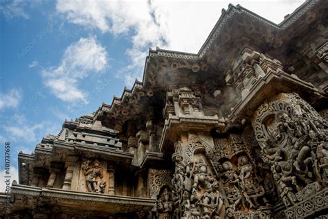 Ancient sculptures of Beluru and halebeedu Karnataka India Stock Photo | Adobe Stock