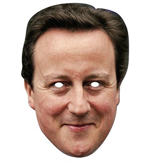 David Cameron Prime Minister Card Party Face Mask. In Stock Now with Free UK Delivery! Worldwide ...