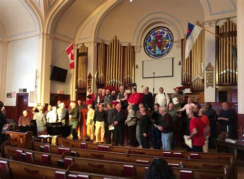 Workshop at Grace United Church – Coastal Voices Men's Choir