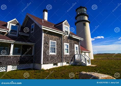 Truro Lighthouse, Truro, MA. Editorial Stock Photo - Image of landmark ...