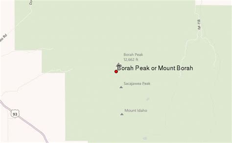 Borah Peak or Mount Borah Mountain Information