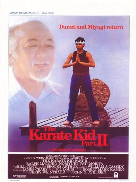 Karate Kid Part II, Original Vintage Film Poster| Original Poster Vintage Film And Movie Posters ...