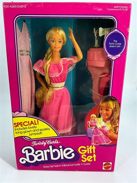 Lot - (1) Vintage Twirly Curls Barbie Gift Set, 1982.