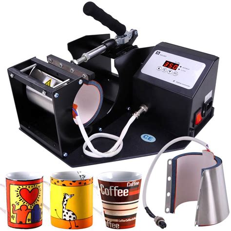 2in1 Mug Printing Sublimation Heat Transfer Press Machine Latte Mugs, Coffee Latte, Coffee Mugs ...