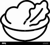 Mashed Potato Coloring Page sketch template
