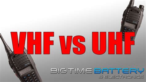 VHF vs UHF - What's the difference - YouTube