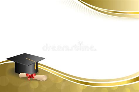 Abstract Beige Education Graduation Cap Diploma