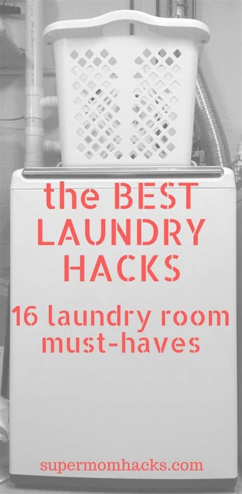 Laundry Hacks I Love: 16 Laundry-Room Must-Haves - Super Mom Hacks