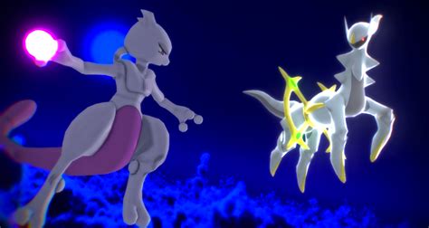 Arceus vs Mewtwo by PsychoGator on DeviantArt