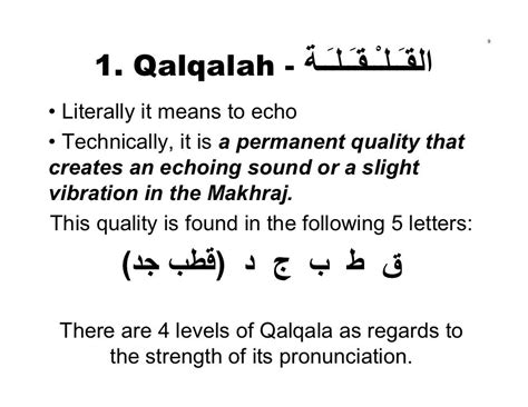 Halaqa sifaat of tajweed easy