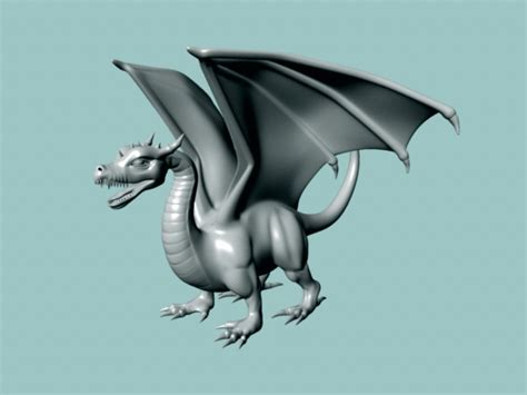 European Dragon 3d model Maya files free download - CadNav