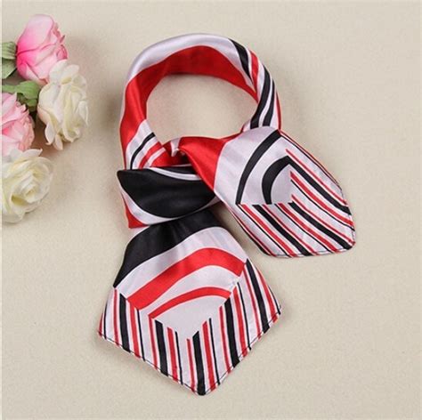 Jual scarf syal wanita bahan silk satin import motif stripe ready stock - Kab. Tangerang - SSE ...