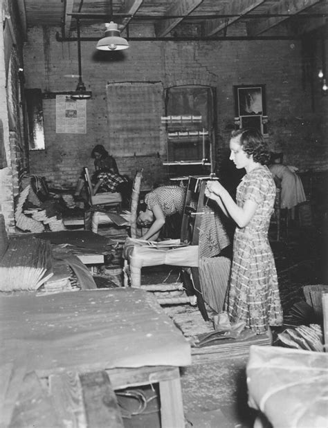 Wrapping chairs before shipping. | Caption: Wrapping chairs … | Flickr