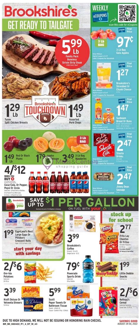 Brookshire's Food & Pharmacy Weekly ad valid from 08/24/2022 to 08/30/2022 - MallsCenters