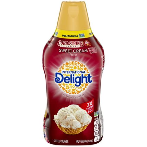 International Delight Cold Stone Creamery Sweet Cream Coffee Creamer, 64 Oz. - Walmart.com ...