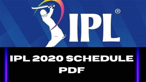 IPL 2023 Schedule PDF Download [IPL 16] - Cricket Worlds