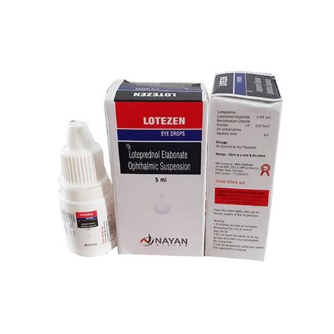 Loteprednol Etabonate Ophthalmic Suspension / Eye Drops Manufacturer