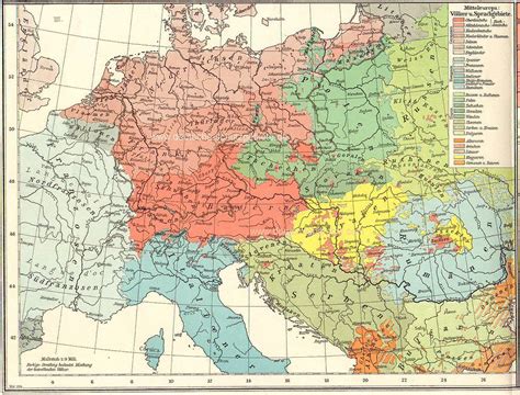 Ethnicity Map Europe