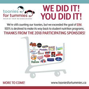 Grocery Foundation Launches 19th annual Toonies for Tummies in Ontario