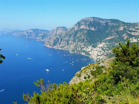 Views from Sentiero Degli Dei (Pathway of the Gods) hike in Amalfi Coast. : travel