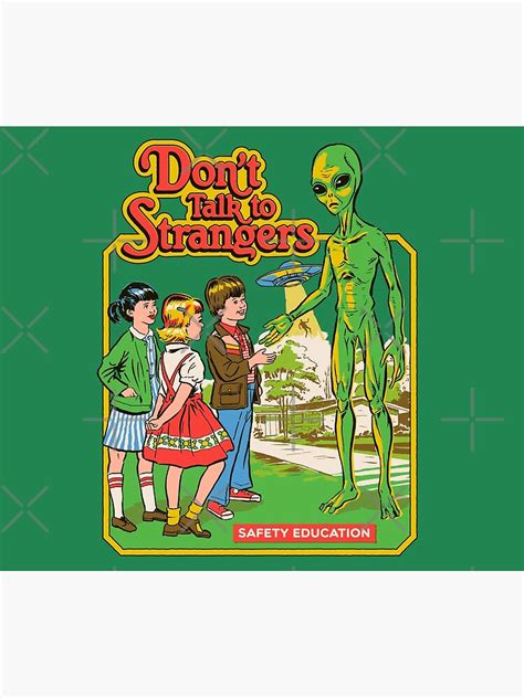 "Don't Talk To Strangers" Poster for Sale by stevenrhodes | Redbubble