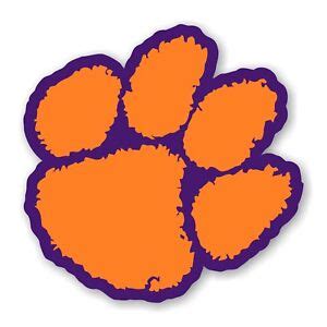 Clemson Tigers (Paw) Precision Cut Decal | eBay