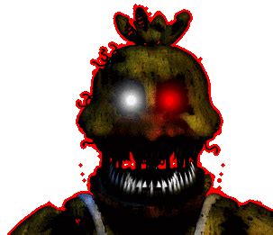 Fnaf4 Nightmare Chica Sticker - Fnaf4 Nightmare Chica - Discover & Share GIFs